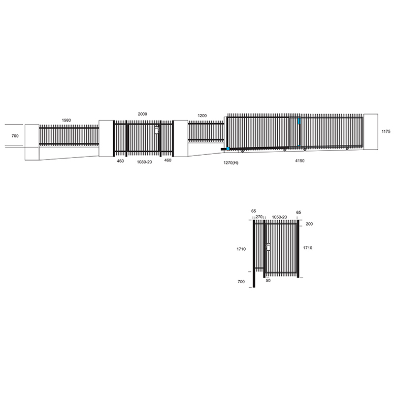 Modern Style Fence Set