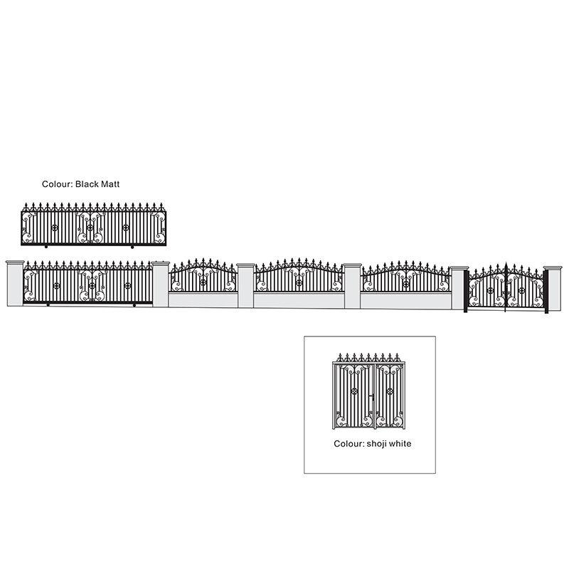 Medium French Style Fence Set